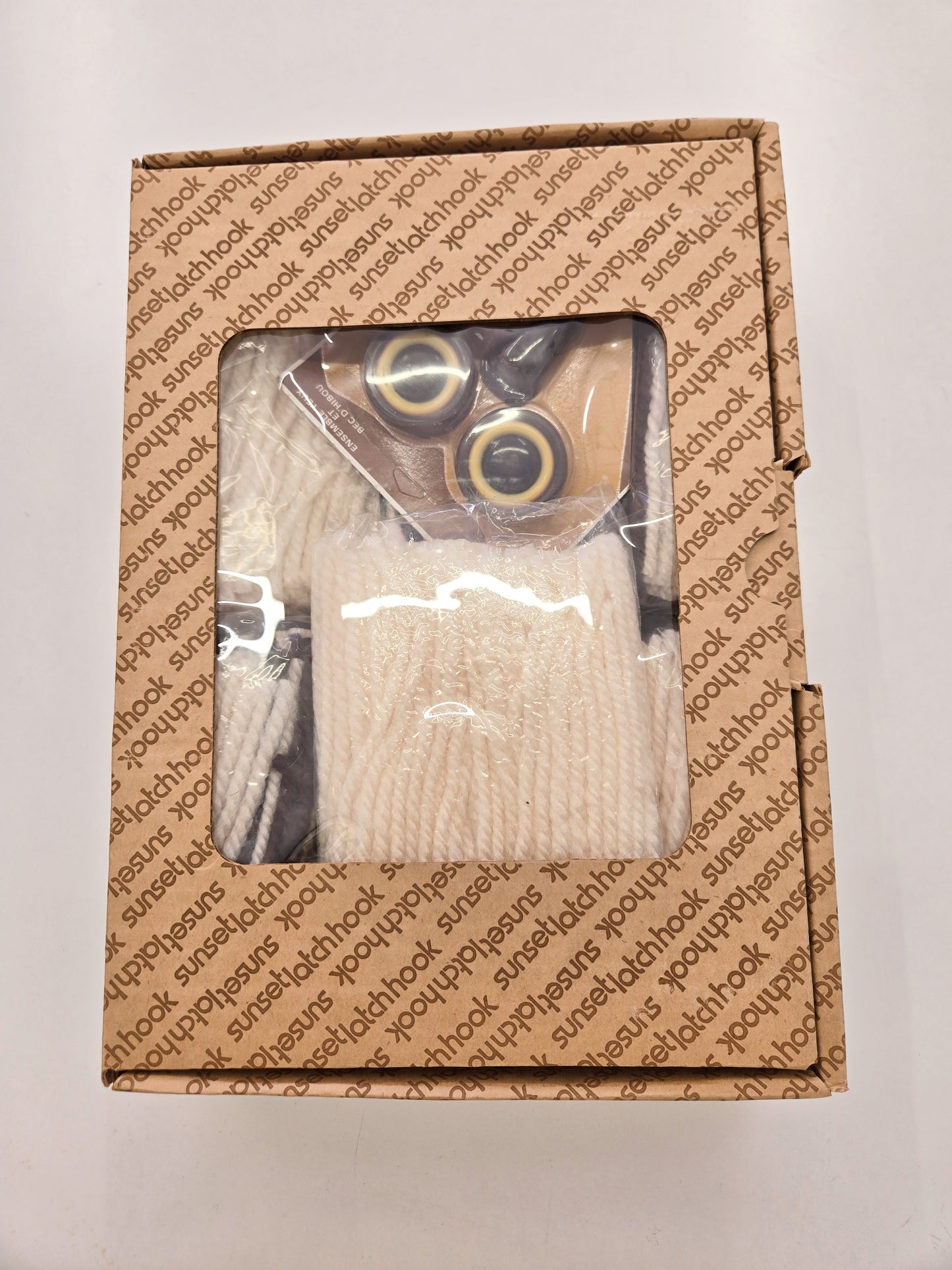 1970's Wide-Eyed Owl Latch Hook Kit