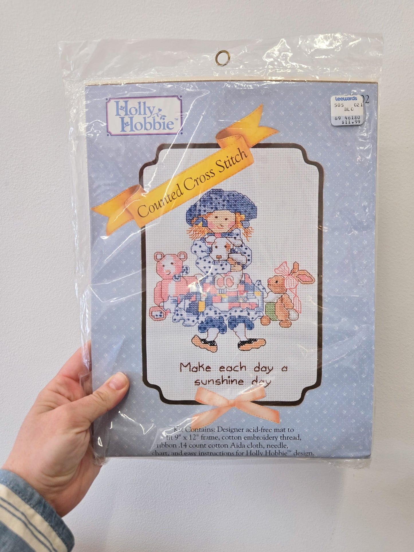 1990 Holly Hobbie Cross Stitch Kit