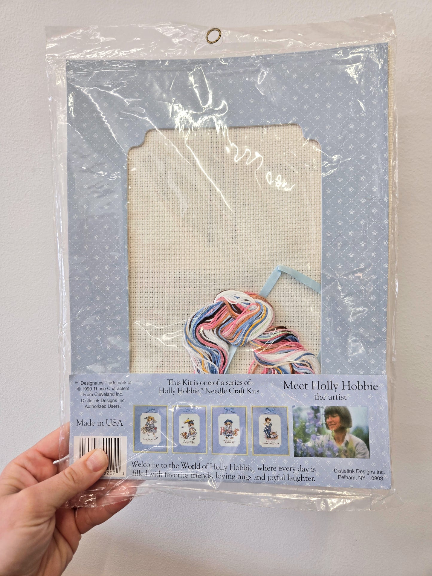 1990 Holly Hobbie Cross Stitch Kit