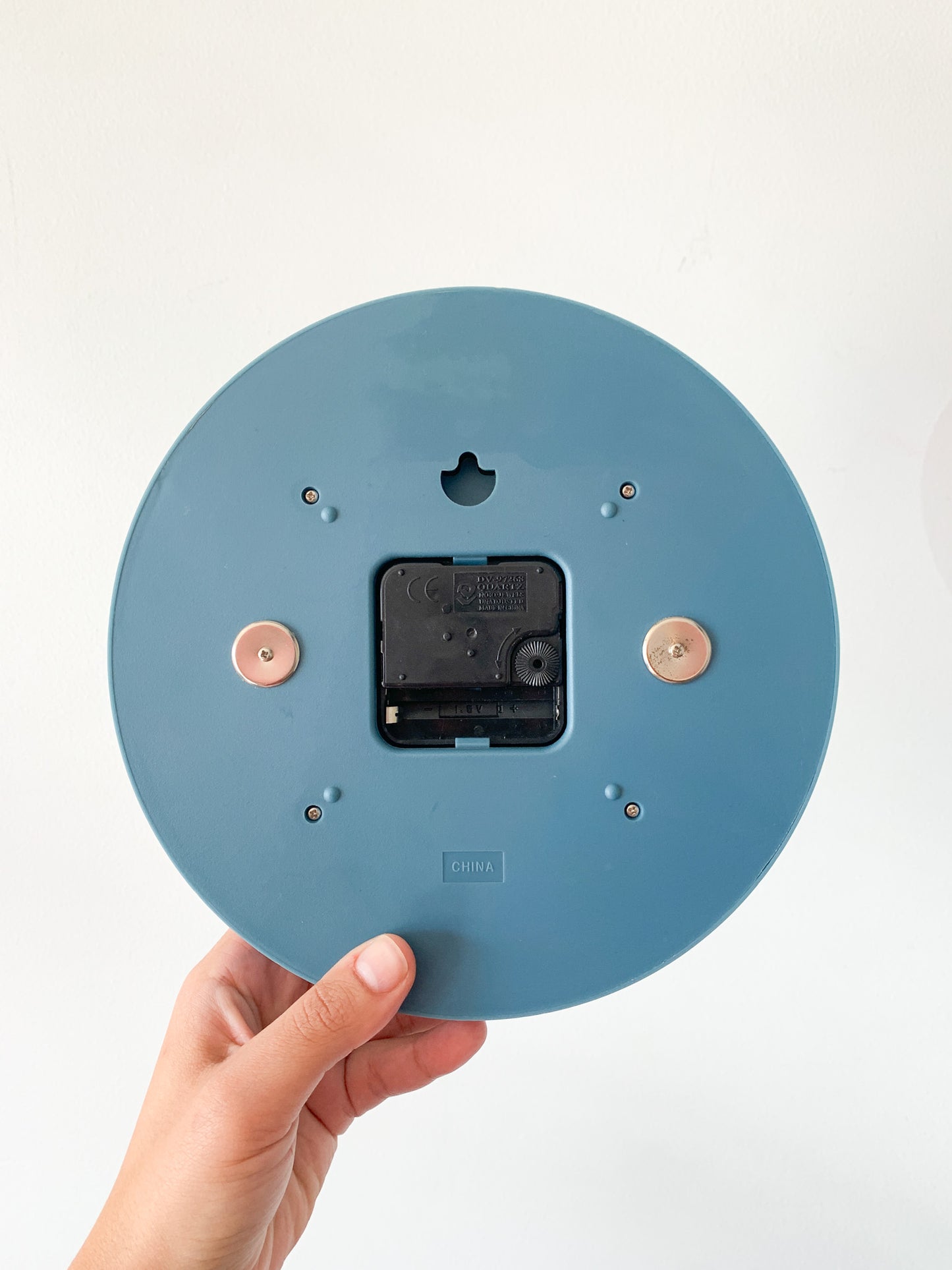Vintage Retro Blue Wall Clock