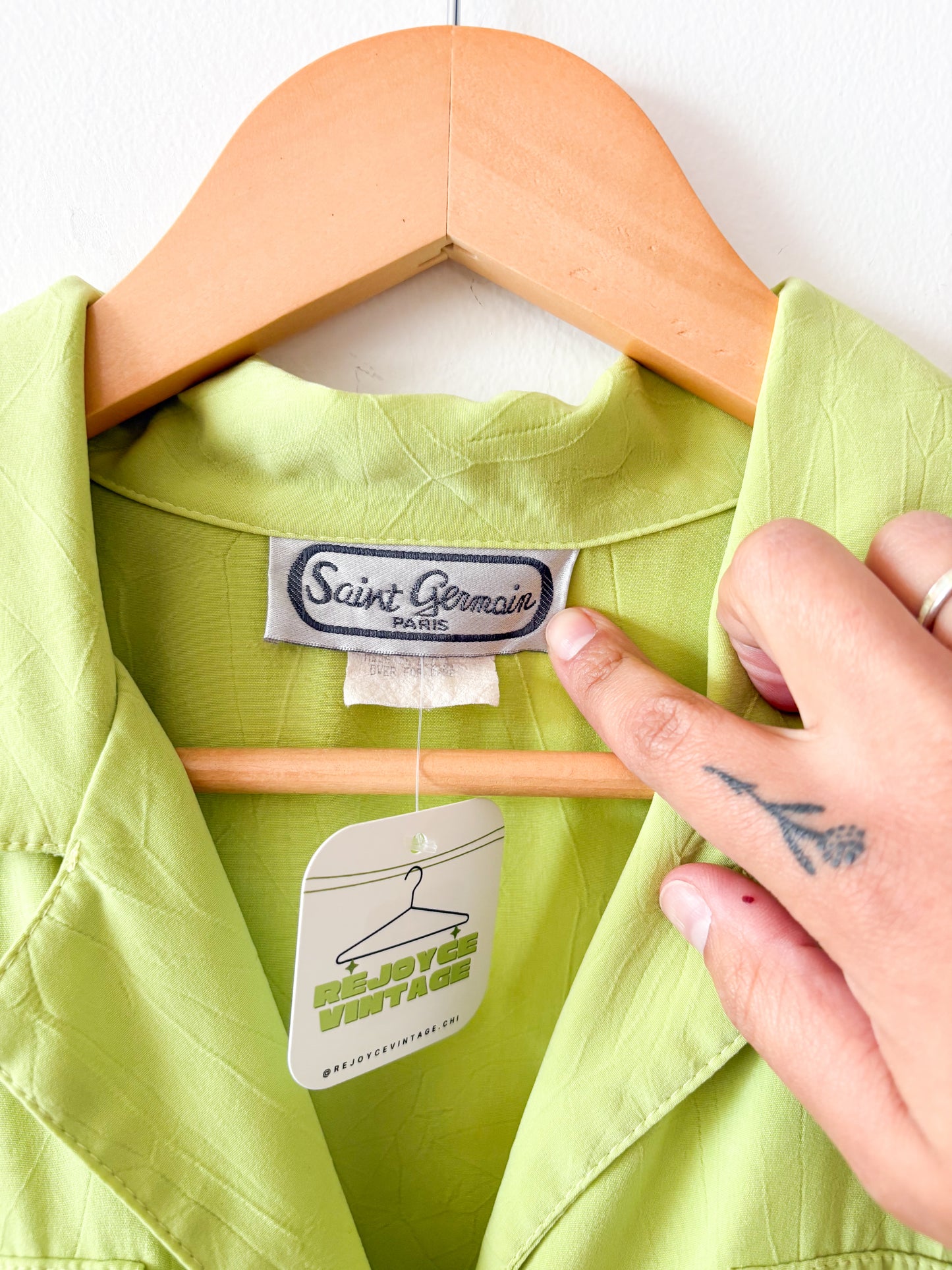 80s Lime Green Jumpsuit