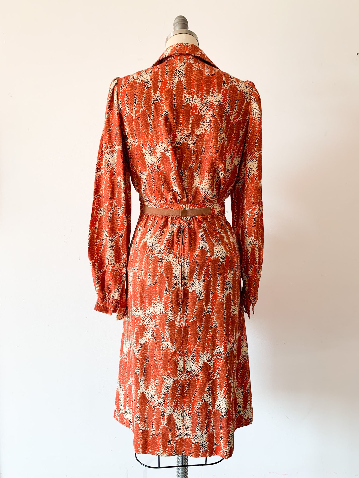 70s Abstract Autumn Skirt Set