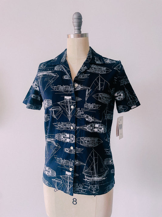 1990s Navigator Button-Up Shirt