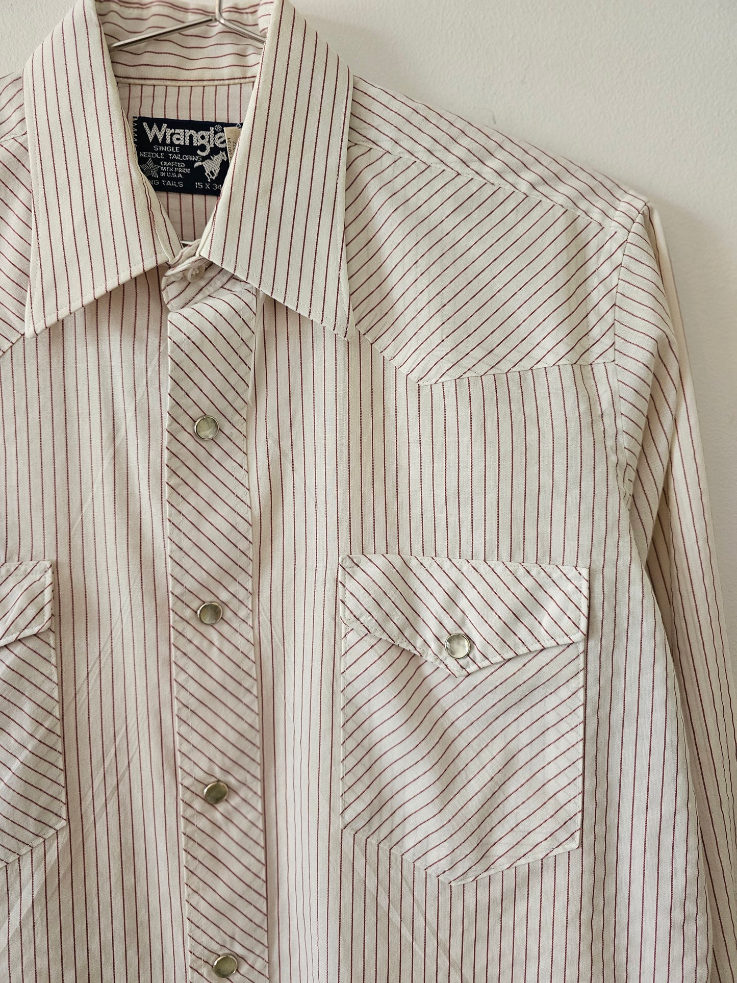 70's Wrangler Pearl Snap Up Shirt