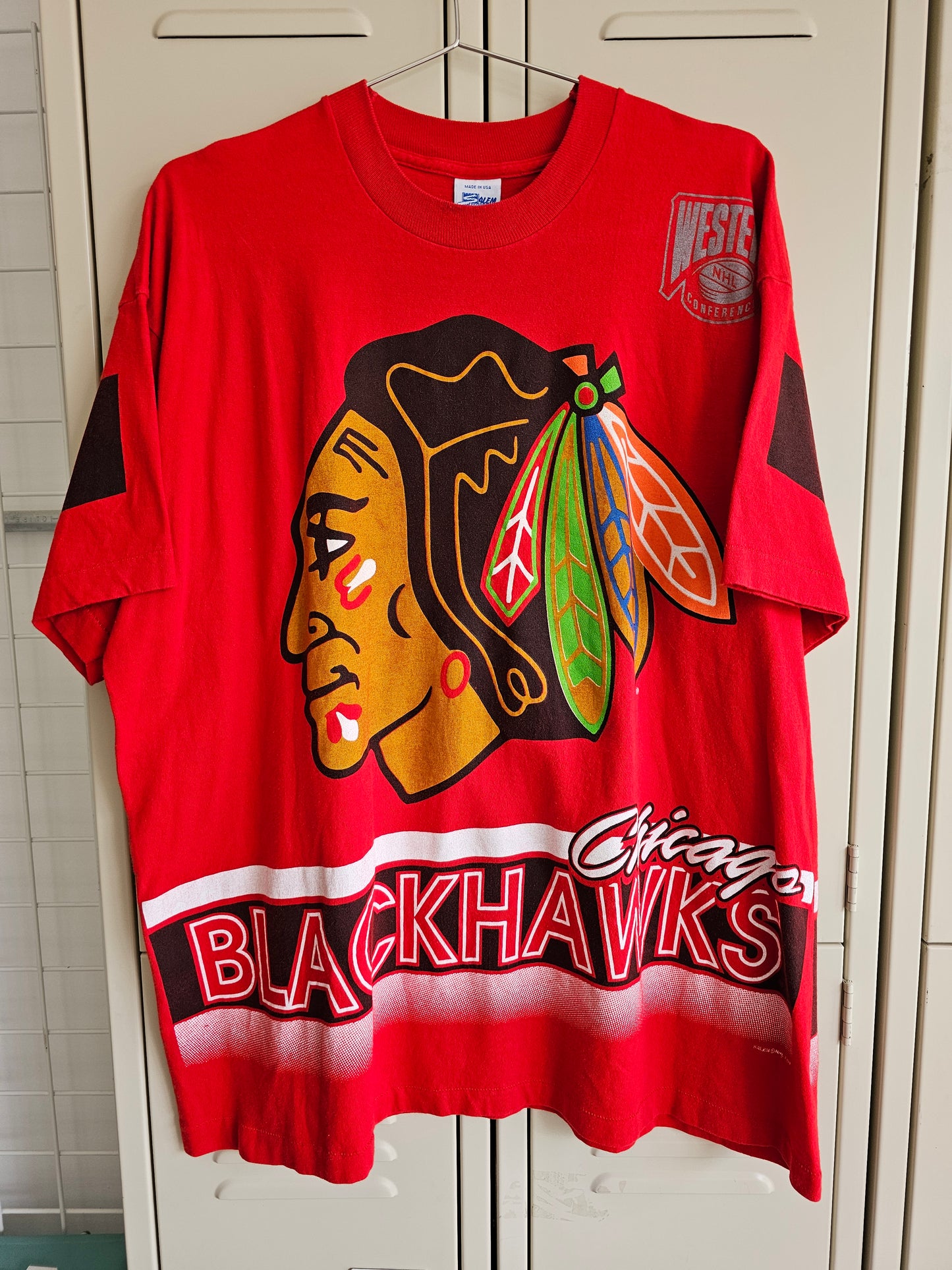 90's Chicago Blackhawks Tee