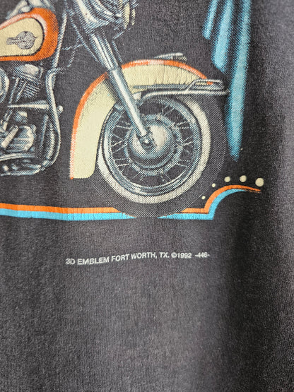 90's 3D Emblem Harley-Davidson Tee