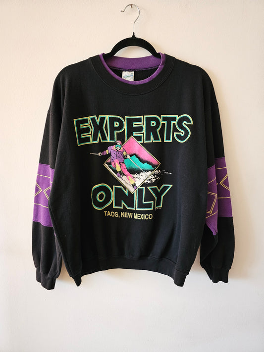 90's Experts Only Ski Racing Sweater