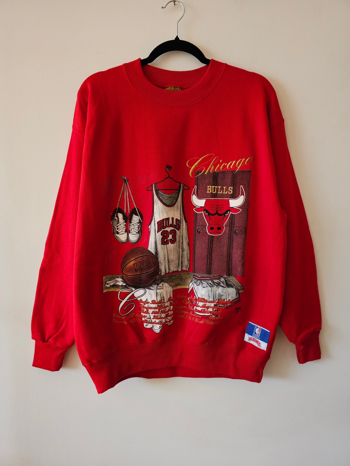 90's Chicago Bulls Nutmeg Sweater