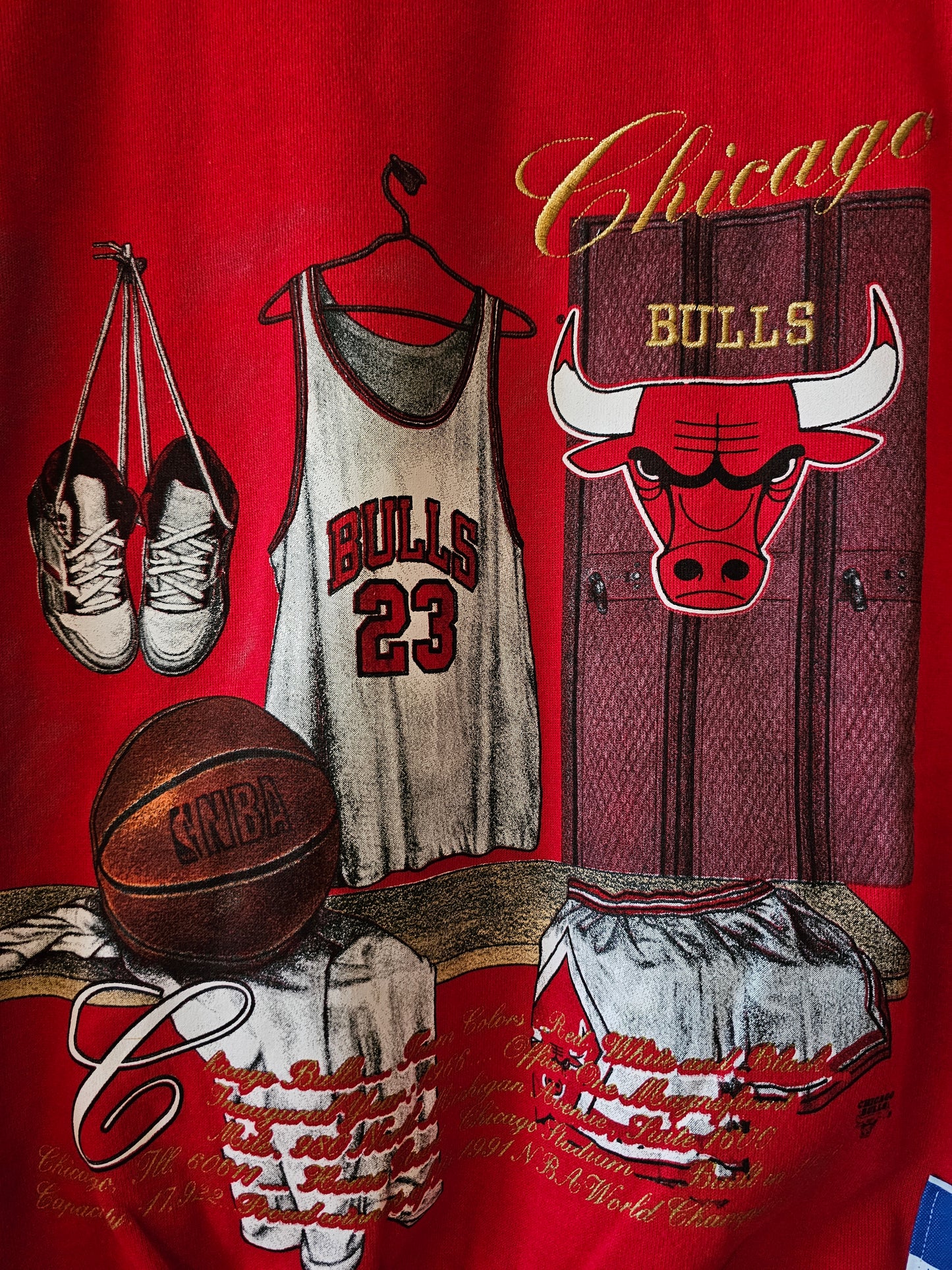 90's Chicago Bulls Nutmeg Sweater