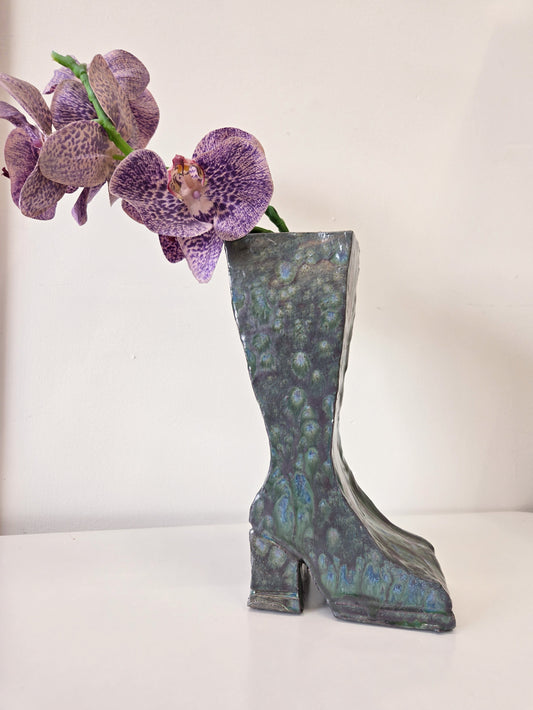 Ceramic Mega Boot Vase