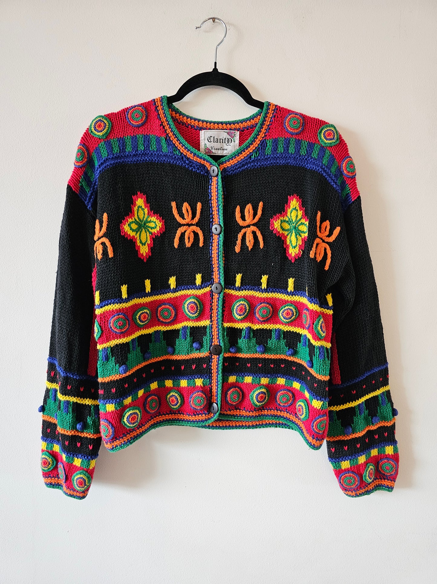 90's Colorful Knit Sweater