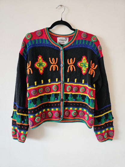 90's Colorful Knit Sweater