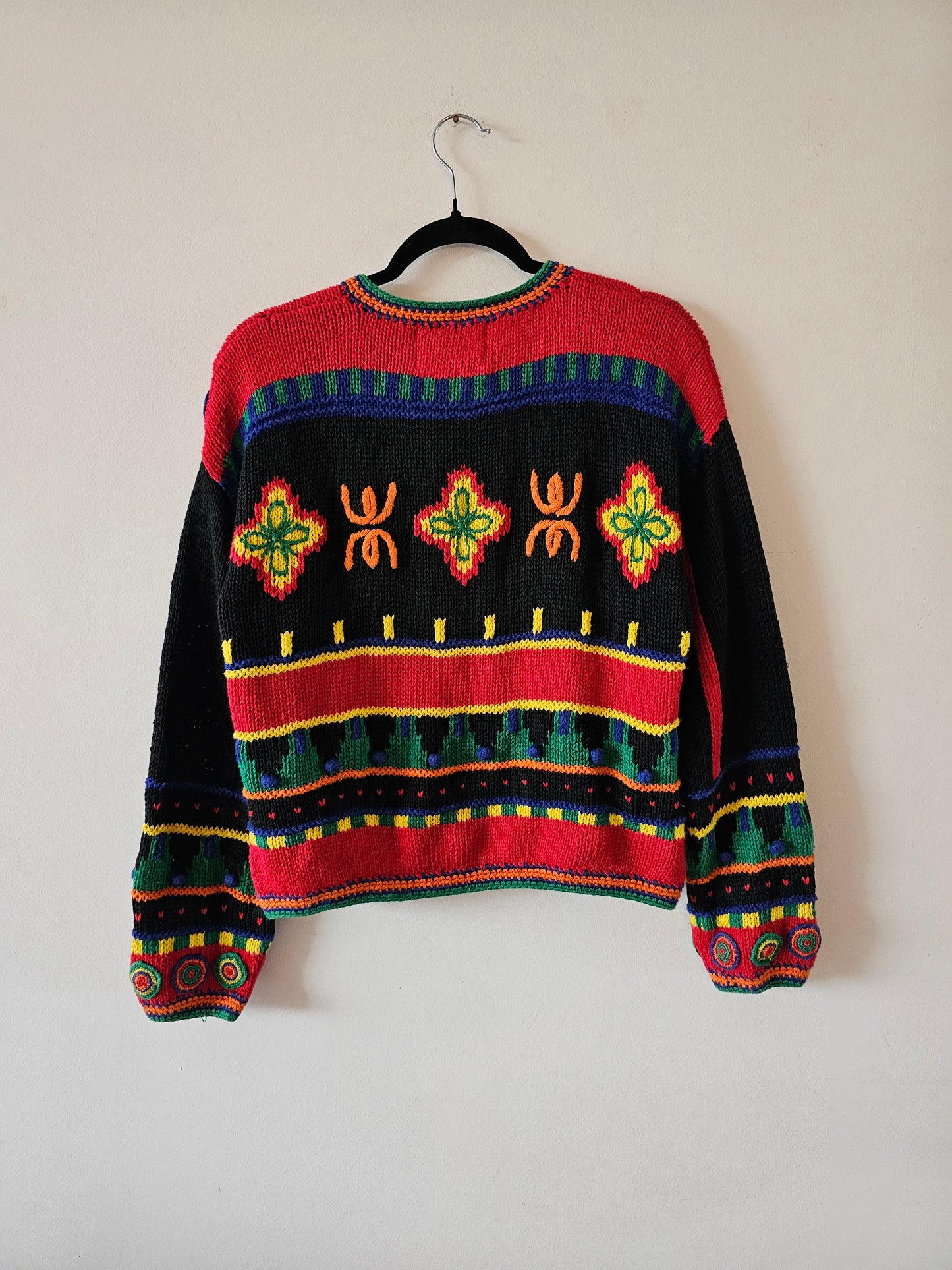 90's Colorful Knit Sweater