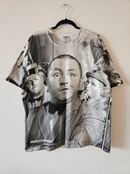 90's The Three Stooges Curly AOP Tee