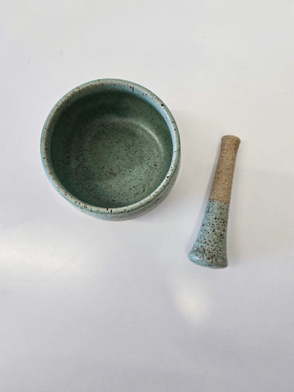 Handmade Ceramic Mortar and Pestle