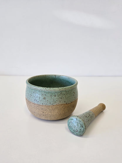 Handmade Ceramic Mortar and Pestle