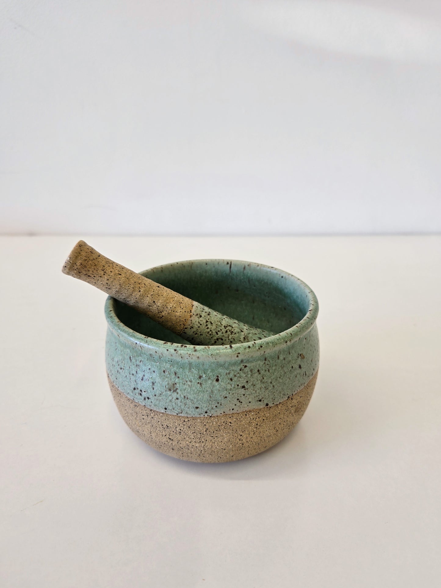 Handmade Ceramic Mortar and Pestle