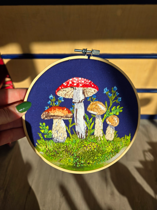 Mushroom Embroidery