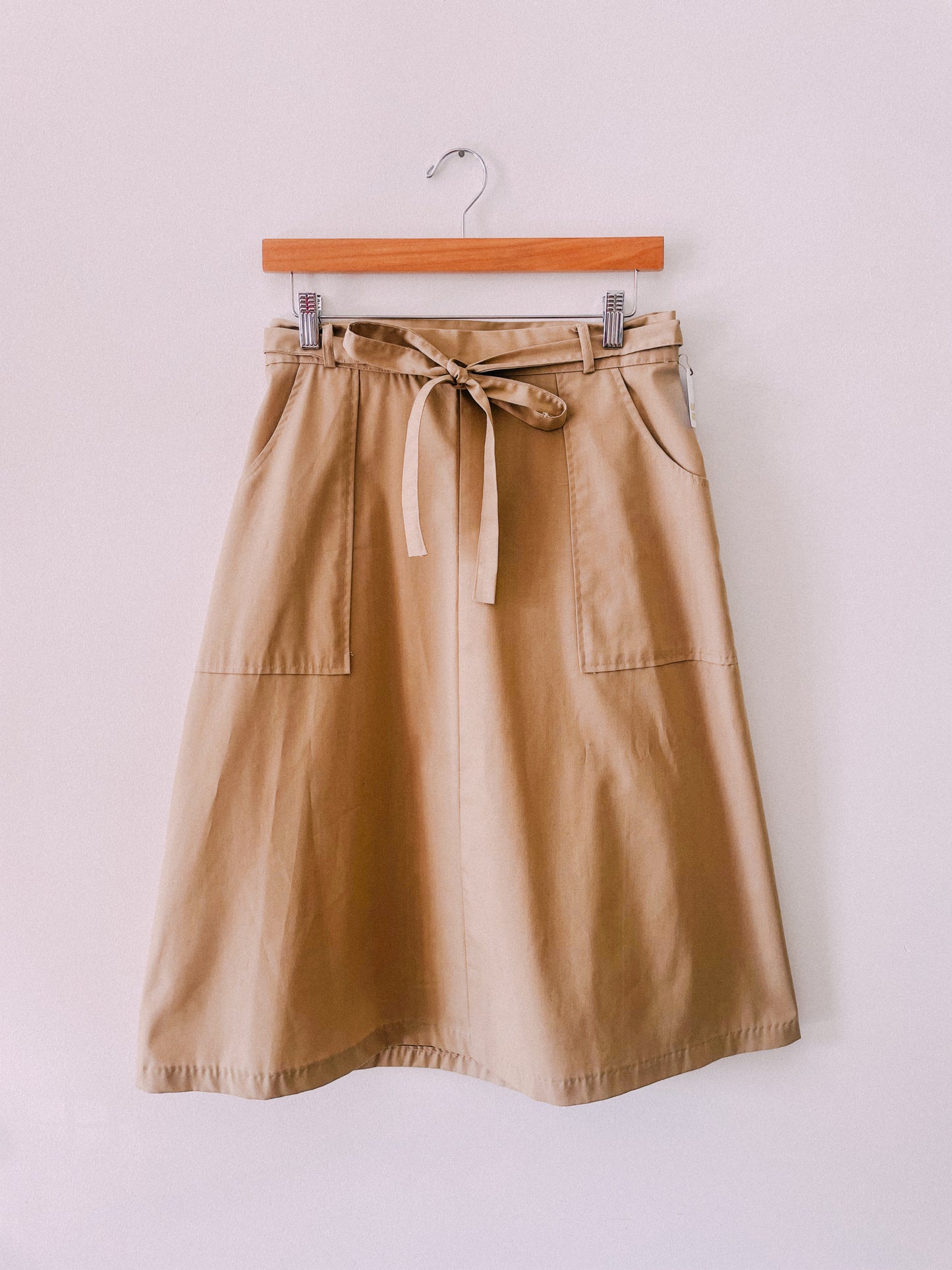 1980s Khaki Wrap Skirt