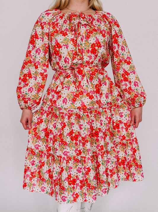 1970s Warm Florals Set