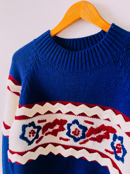 1980s Zig-Zag Sweater