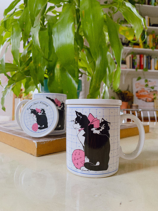 Vintage Purr-fect Friend Mug