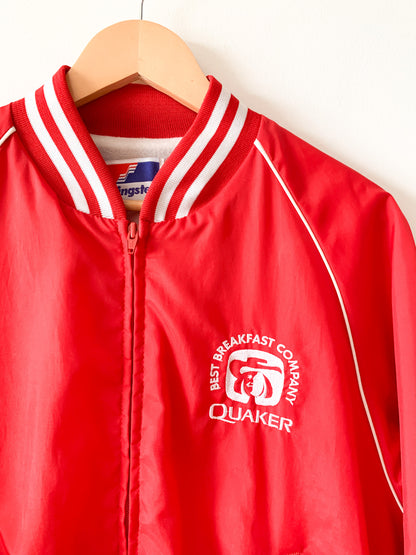 Vintage Red Quaker Bomber Jacket