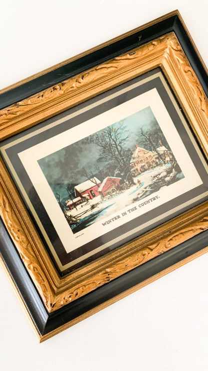 Winter in the Country Frame