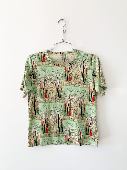 70s Graphic Forrest Top