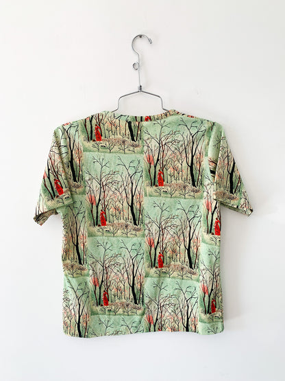 70s Graphic Forrest Top