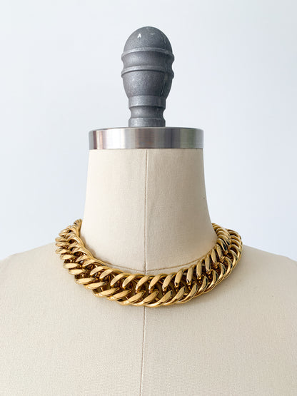 Vintage Chunky Curb Chain Choker