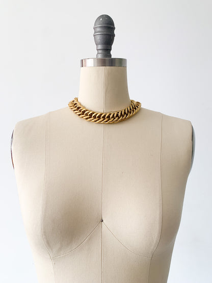 Vintage Chunky Curb Chain Choker