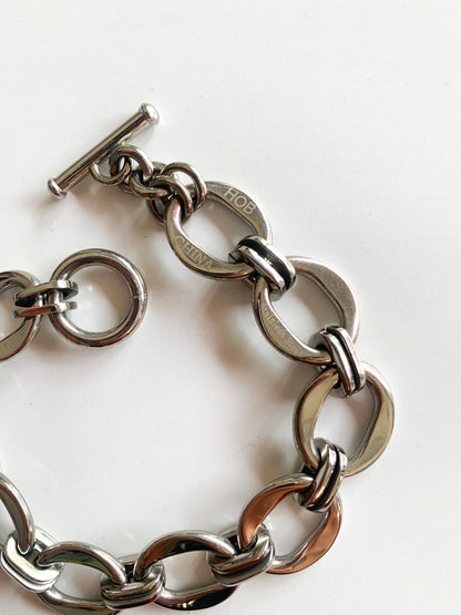 Stainless Steel Chainlink Toggle Bracelet