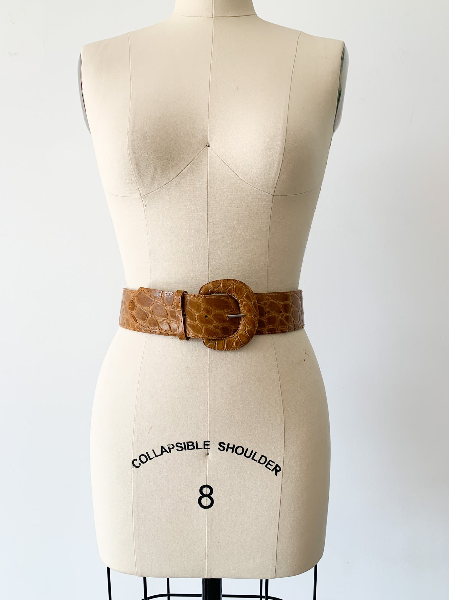 Tan Leather Waist Belt