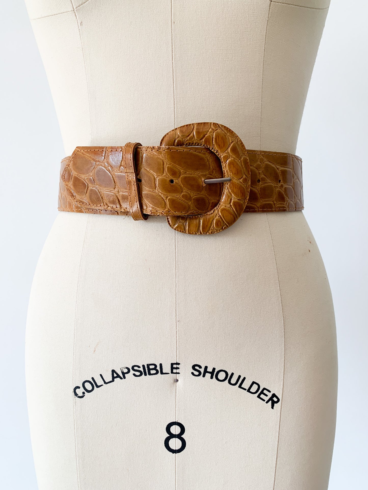 Tan Leather Waist Belt