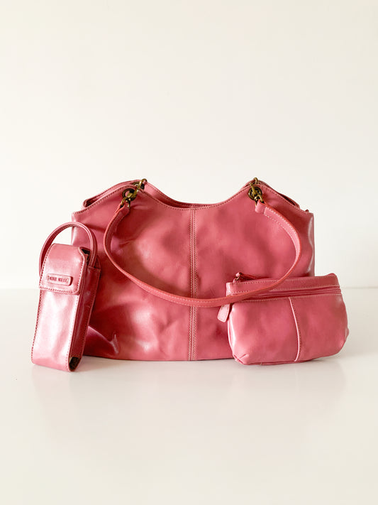 Y2K Pink Vegan Leather Bag