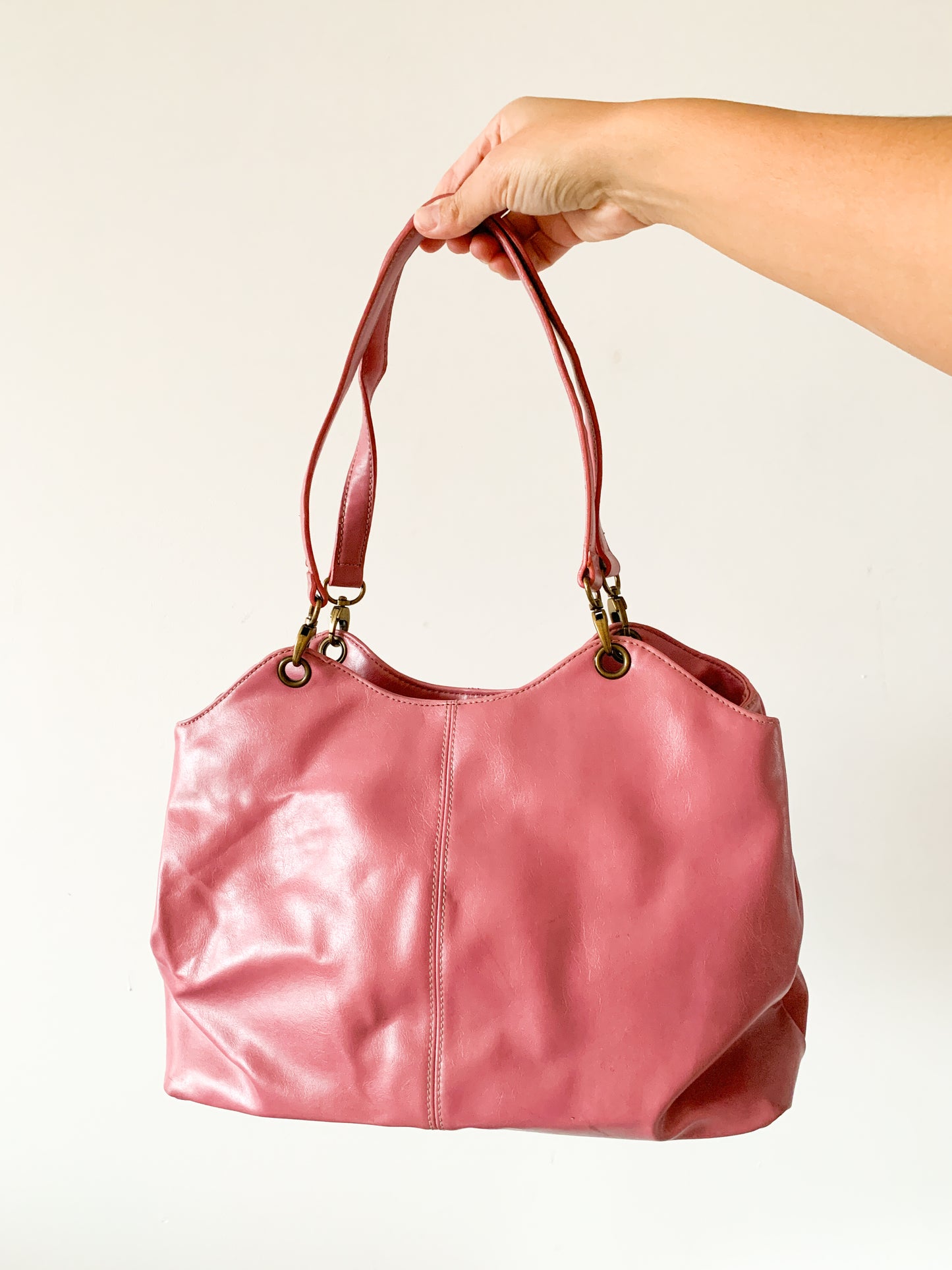 Y2K Pink Vegan Leather Bag