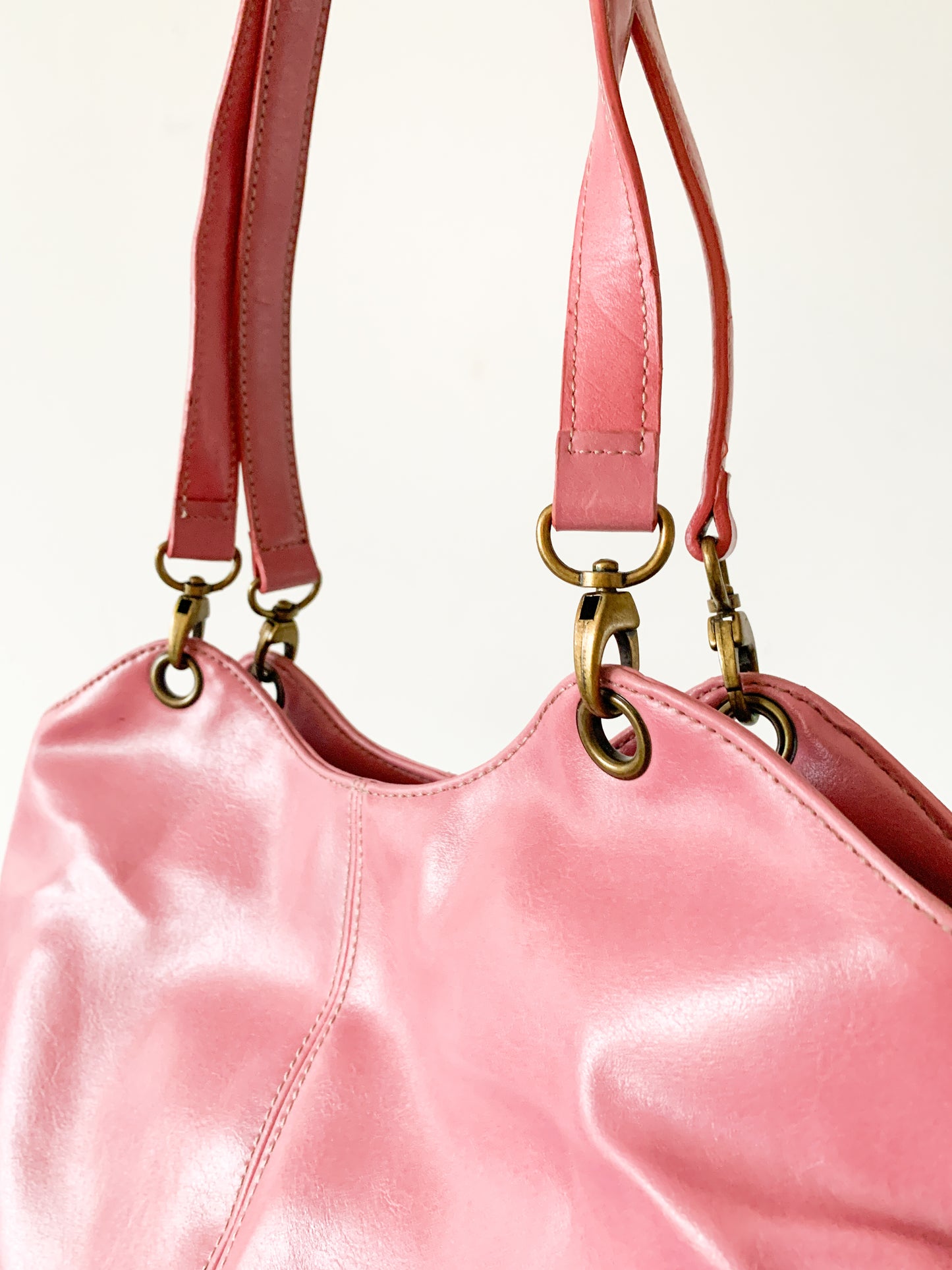 Y2K Pink Vegan Leather Bag