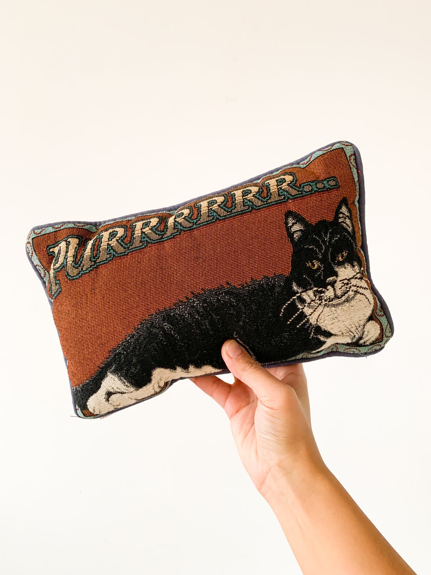 Vintage Purrrrrr... Pillow