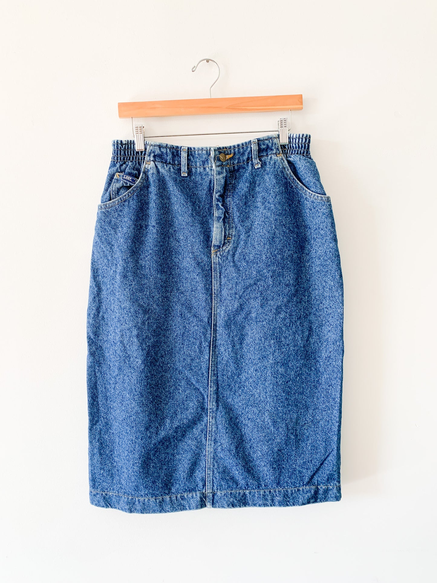 Lee Dark Wash Denim Skirt