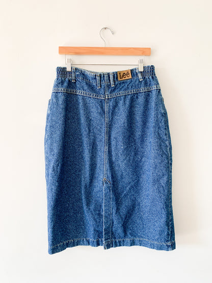 Lee Dark Wash Denim Skirt