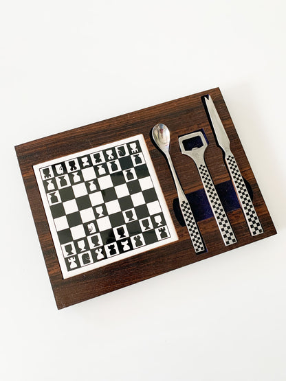 MCM Checkered Bar Tool Tray