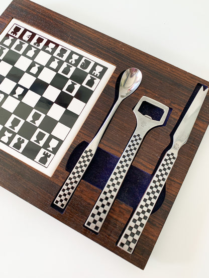 MCM Checkered Bar Tool Tray