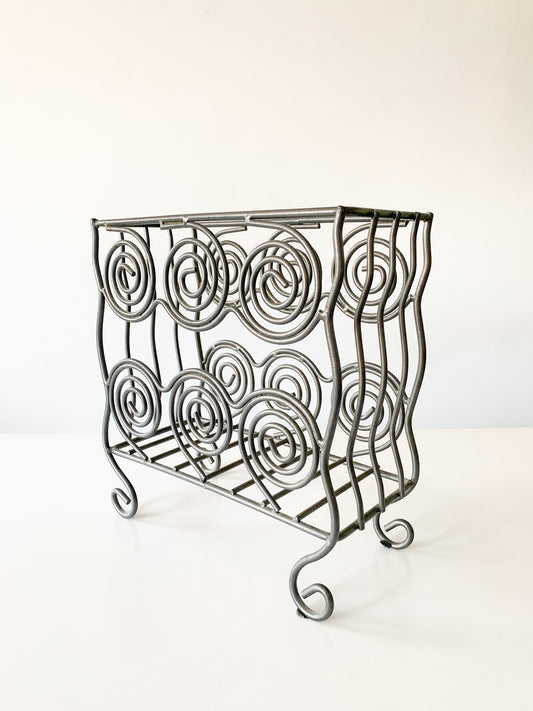 Wrought Iron Spiral Book Holder