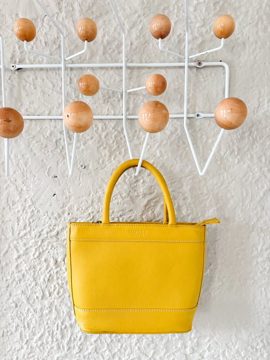 Vintage Mustard Leather Handbag