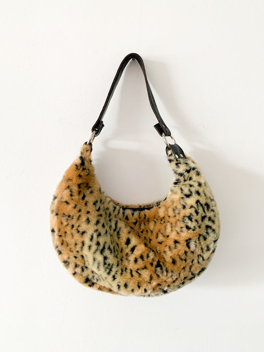 Y2k Leopard Shoulder Bag