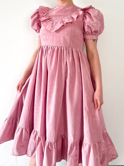 NWT Batsheva Pink Ruffle Dress