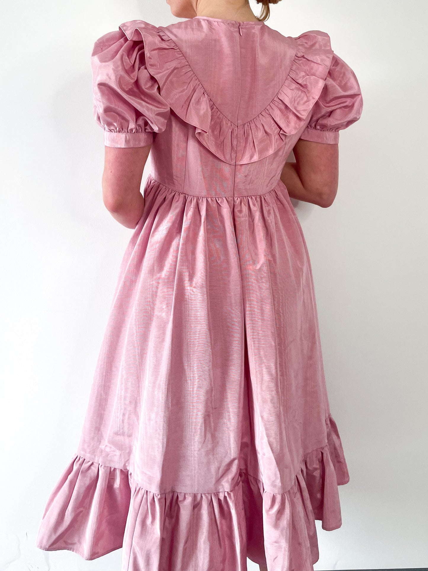 NWT Batsheva Pink Ruffle Dress