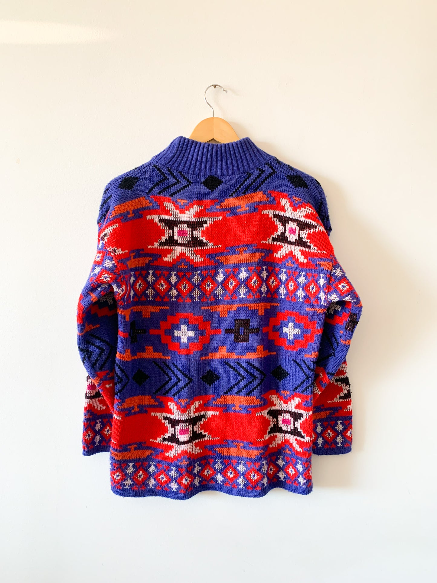 80s Croquet Club Geometric Sweater