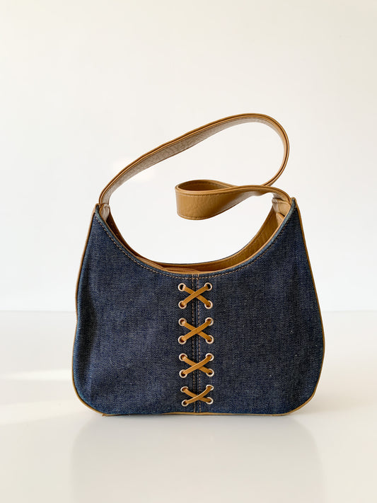 Y2k Denim Lace Front Bag